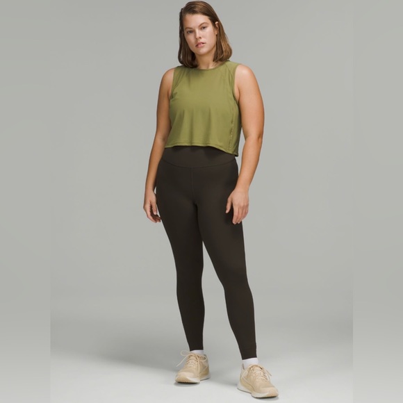 Lululemon, Size 6, Dark Olive, Base Pace High-Rise Running Tight 28” - Picture 3 of 6